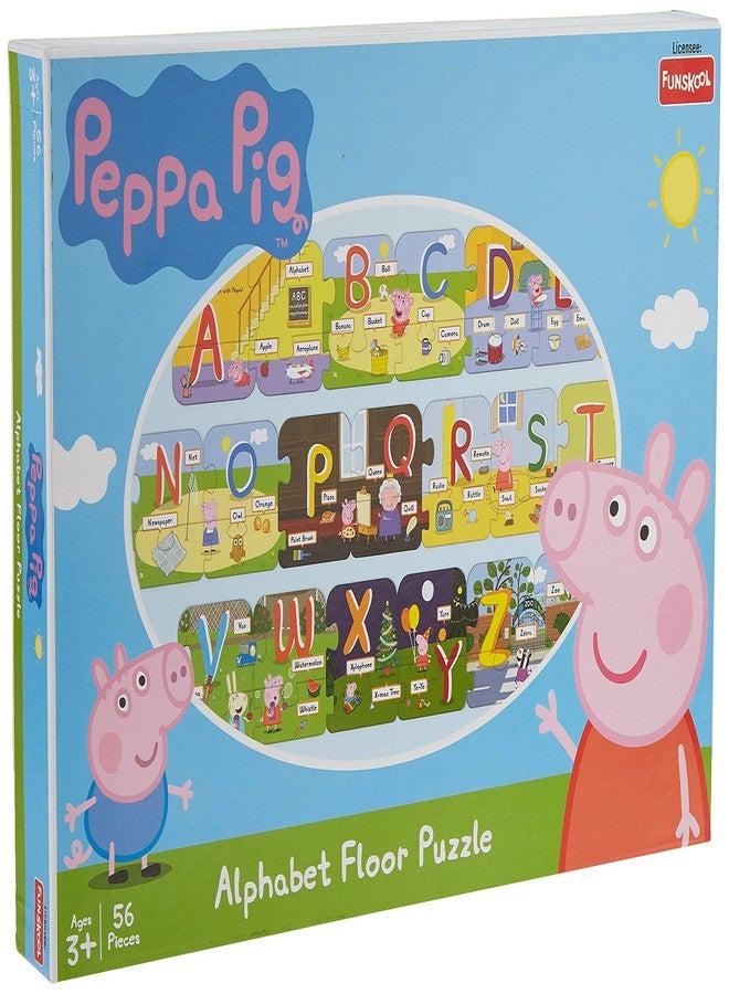 Funskool-Peppa Pig Alphabet Floor,Educational,56 Pieces,Puzzle,for 3 Year Old Kids and Above,Toy - Image 2